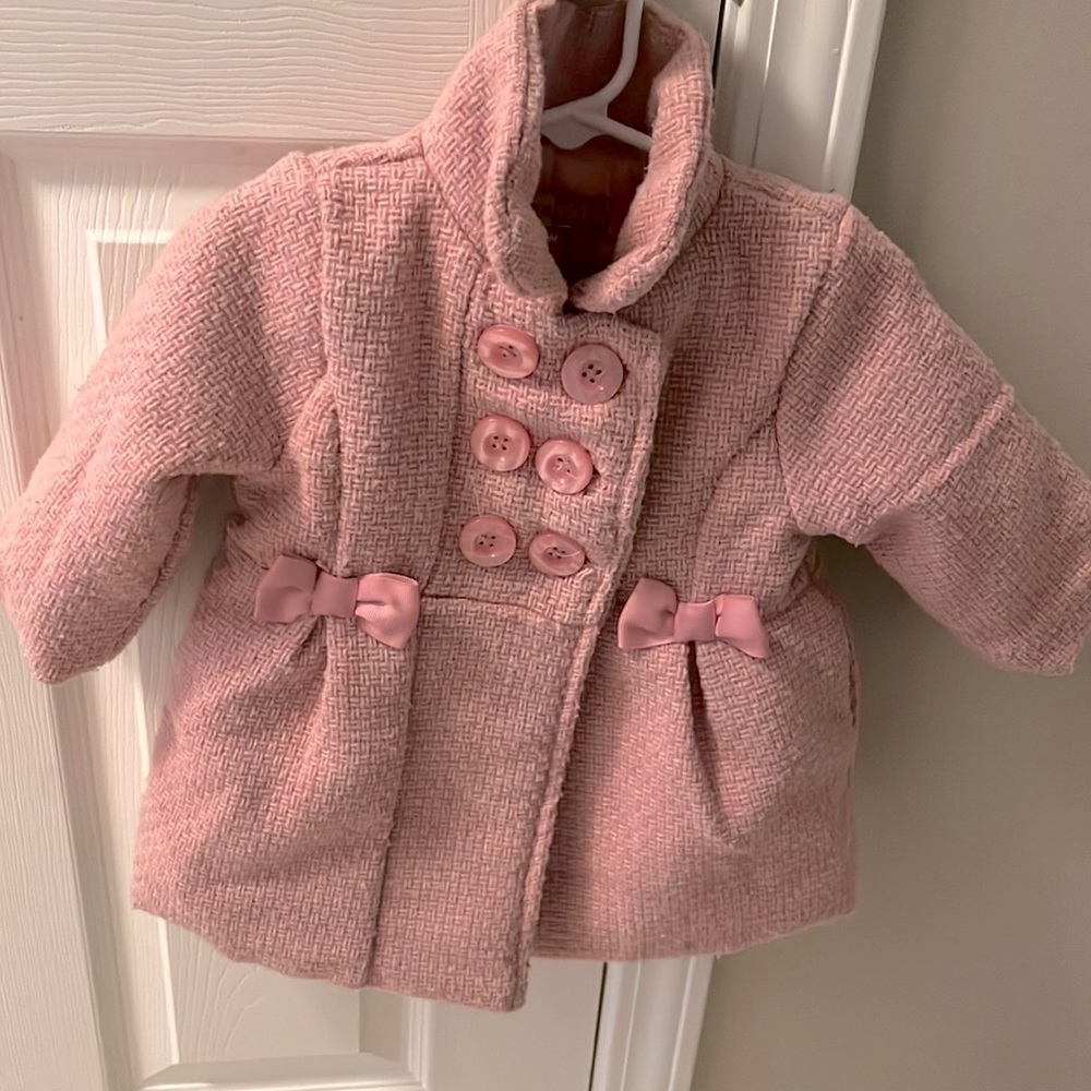 18 M girls peacoat in pink